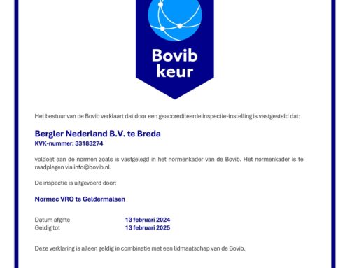 Bergler ontvangt keurmerk Bovib